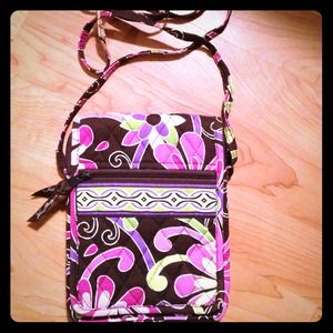 Vera Bradley Mini Hipster Purple Punch