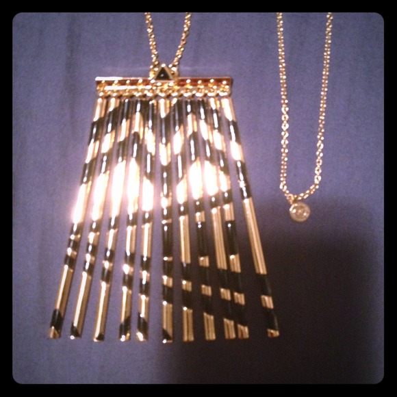 House of harlow metal fringe necklace - Picture 1 of 4