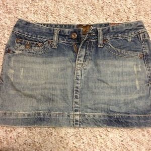 Blue jean skirt
