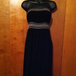 Maxi dress with empire waist