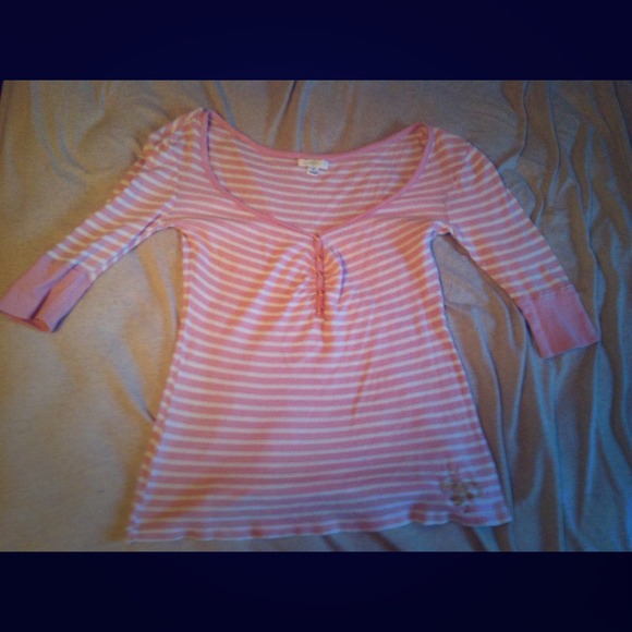South Pole light pink stripped shirt!