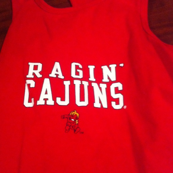 Red Rages Cajuns tank.