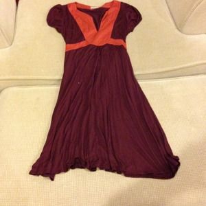 Burgandy/rust dress