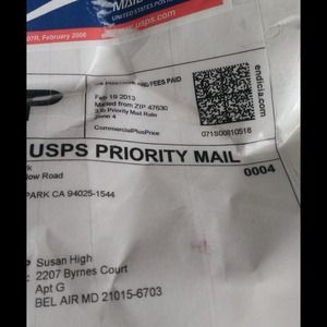 Package as delivered today.