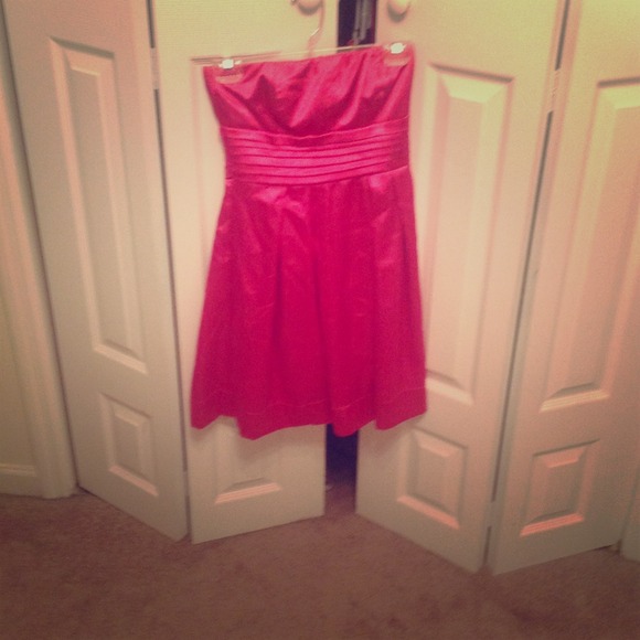 Hot pink party dress
