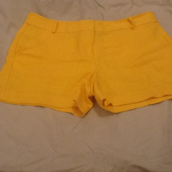 Yellow shorts