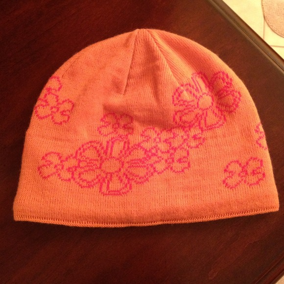 Orange hat.