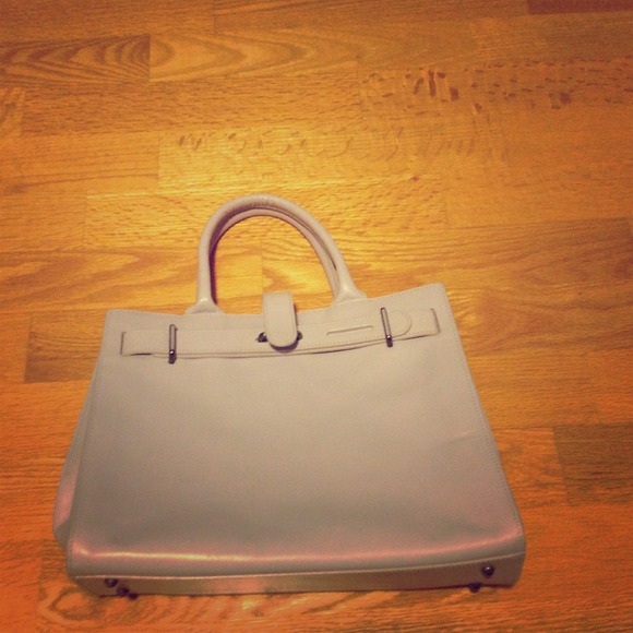 Furla leather lavender handbag