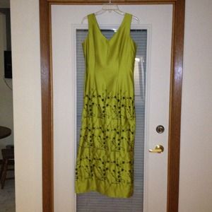 Evening dress, R.J. Collection, size 8