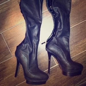 BRAND NEW!!! Black above the knee boots