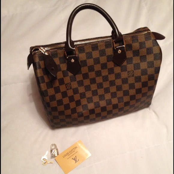 Louis Vuitton Speedy 30 Damier Ebene Canvas