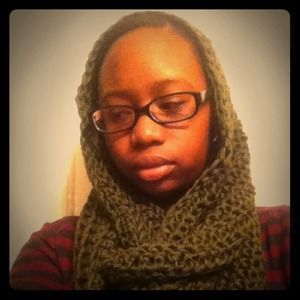 Oversized infinity scarf