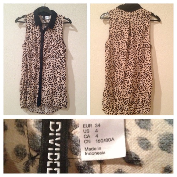 H&M sleeveless top size 4.