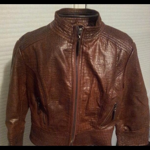 **SOLD** Arden B faux leather jacket