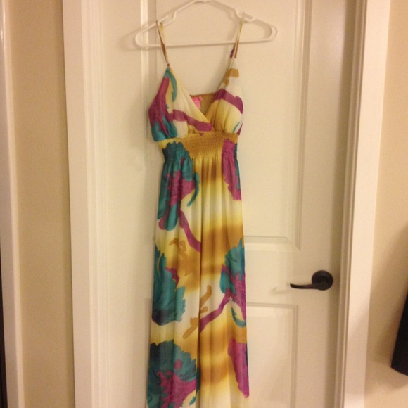 Long colorful dress