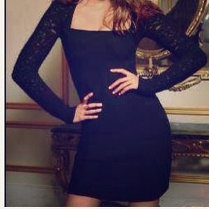 Victoria's Secret black lace dress