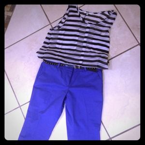 Jcrew Electric Blue pants