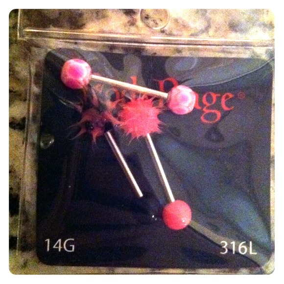 ⭕SOLD 4 PACKAGE BUNDLE OF TONGUE RINGS