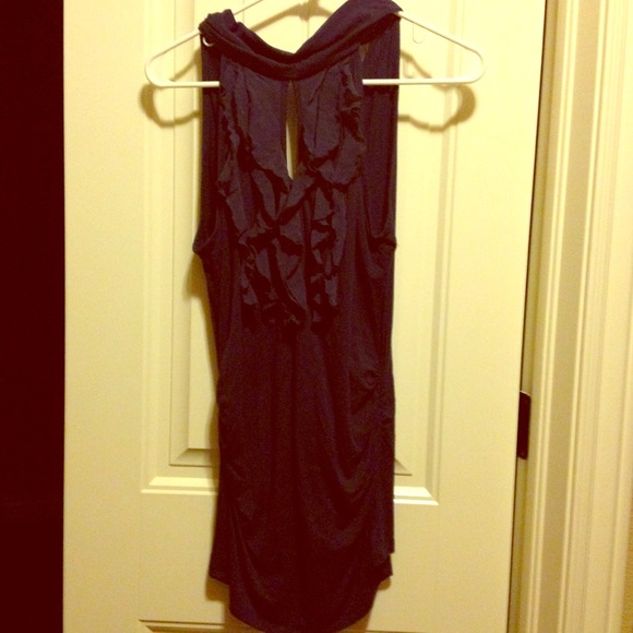 Dressy navy blue top