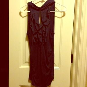 Dressy navy blue top