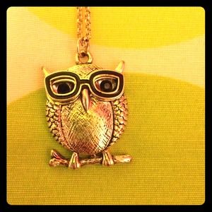 Silver Owl Pendant
