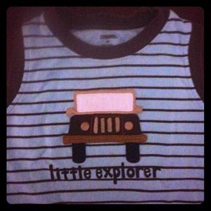 Toddler boy sleeveless shirt