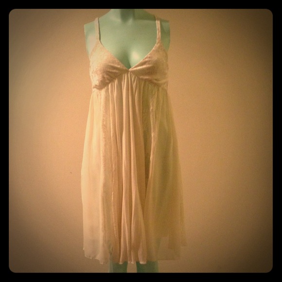 Cream dress