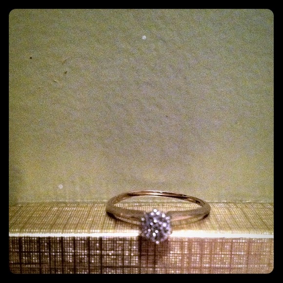 14k diamond ring