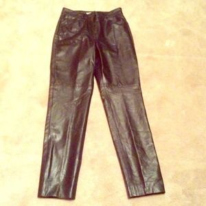 Leather pants