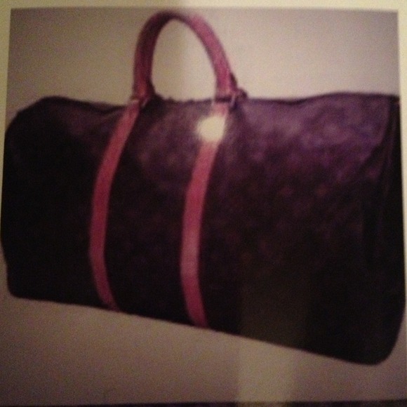 Inspired by LV brown duffel bag