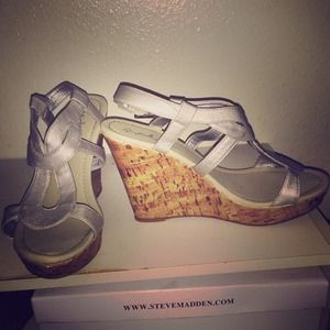 Silver wedges NWOT