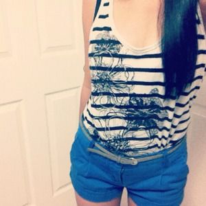 Flower Striped Tank
