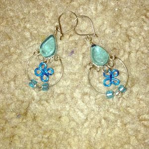 💙Blue dangle earrings💙 NWOT❗❗