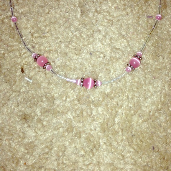 Pink and clear necklace. NEVER WORN❗❗