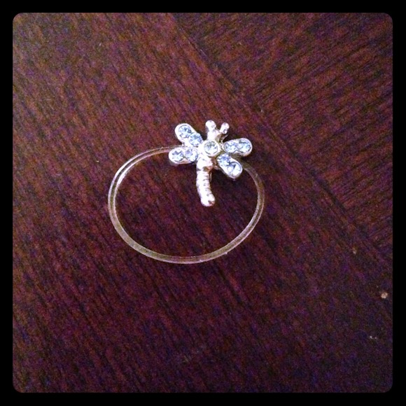 💙Silver with blue firefly toe ring💙 NWOT❗❗