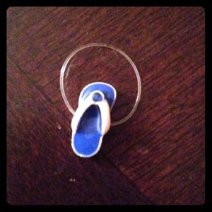 💙Blue flip flop toe ring💙 NWOT❗❗