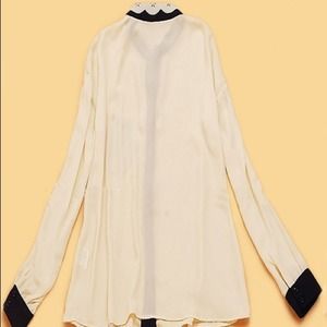 Tops - 🚫SOLD🚫 Beige Scallop Collar Long Sleeve Shirt Tops - 🚫SOLD🚫 Beige Scallop Collar Long Sleeve Shirt