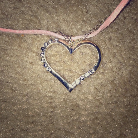Maurices pink and silver heart necklace💗 NWT❗❗