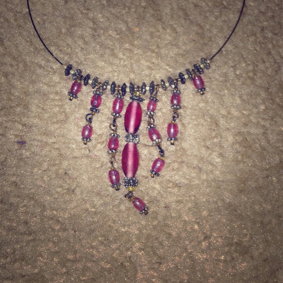 Pink and silver necklace. NWOT❗❗