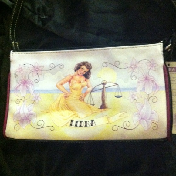 Small purse. Libra. Relic by fossil
