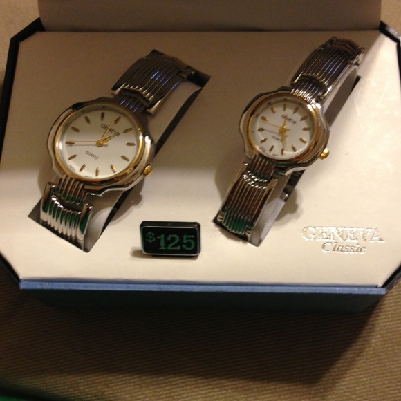 Geneva classic watch couples set