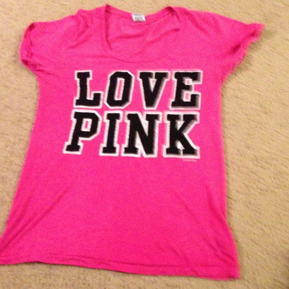 Victoria secrets pink shirt