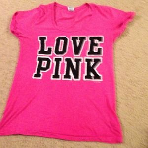 Victoria secrets pink shirt
