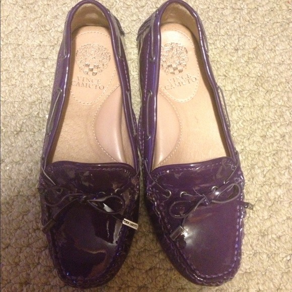 Vince Camuto Patent Leather Purple Flats