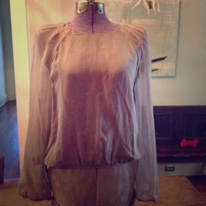 Donna Karen silk blouse size S