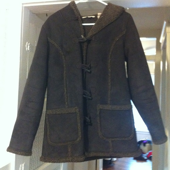 LL Bean shearling coat - Picture 1 of 2