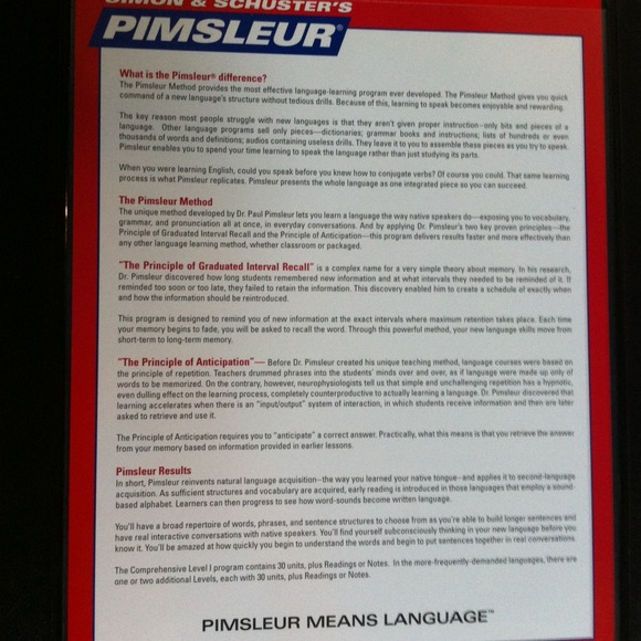 Pimsleur Spanish Learning Program - Picture 4 of 4