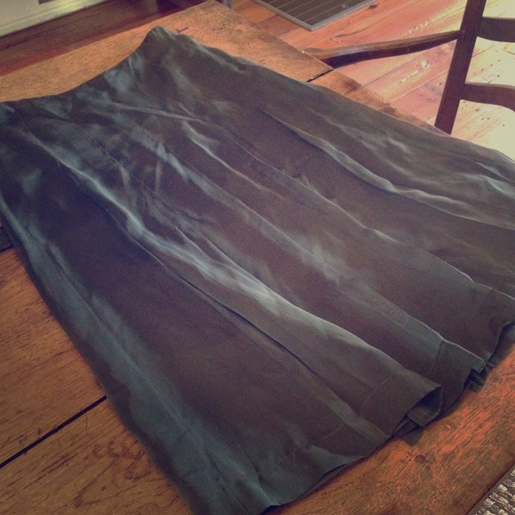 DKNY silk skirt