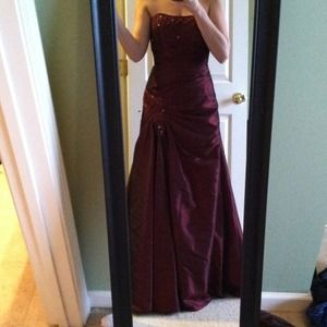 Burgundy formal!!