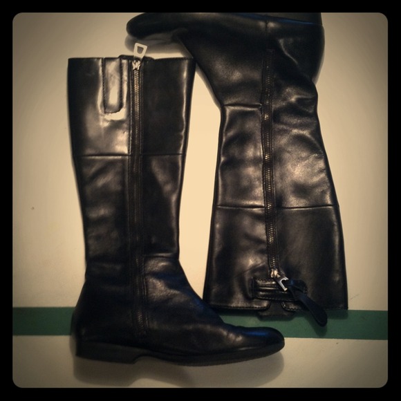 Enzo Angiolini genuine leather black boots